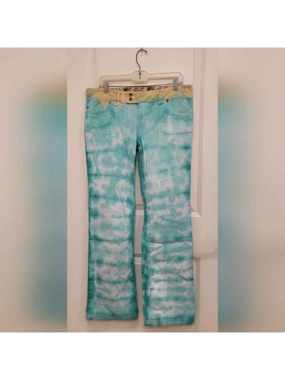 YMI Tie-dye Graphic Print Pants Sz 15
